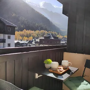  Apartment Superbe 2 Pieces, Centre Vue Mont-blanc Avec Balcon Et Parking Gratuit